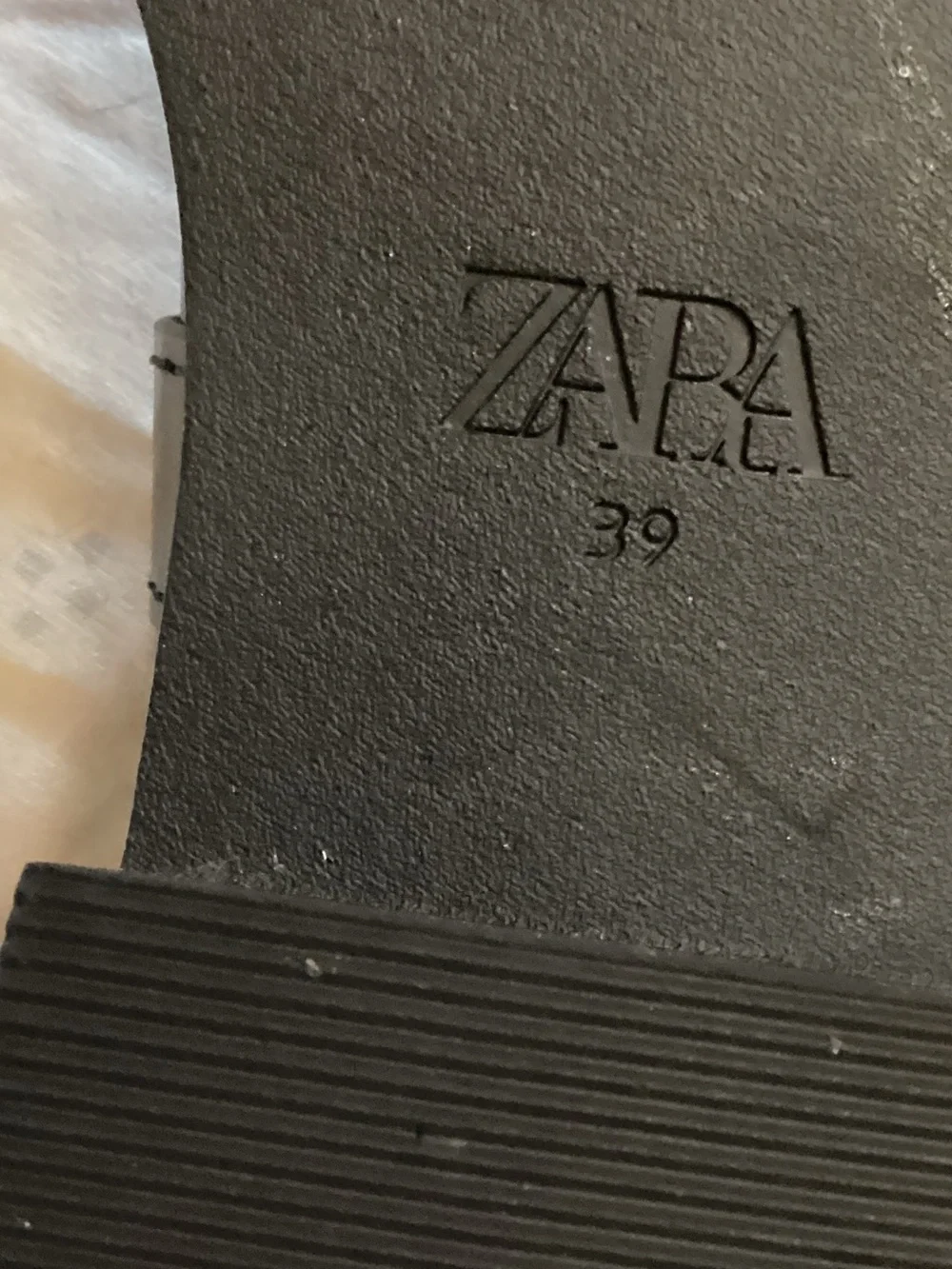 Zara Black Double-Buckle Slide Mules - Picture 6 of 6